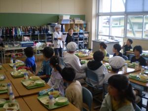 交流給食①