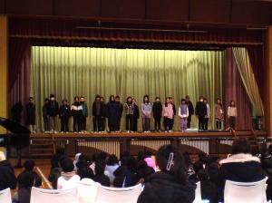 ６年朝会発表①