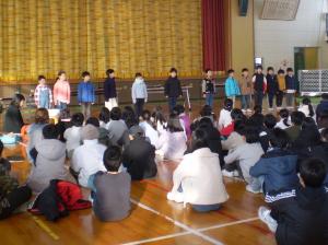 １年朝会発表②