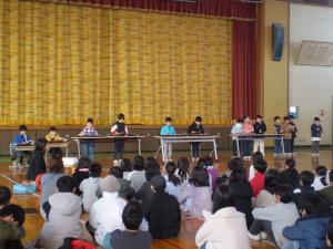 １年朝会発表①