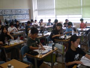 人権書道教室③